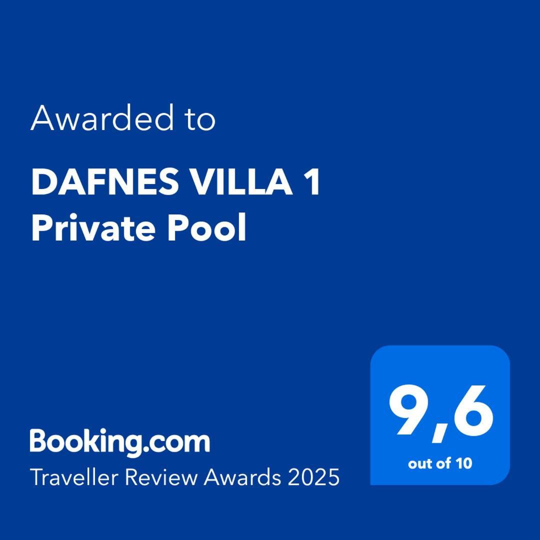 Dafnes Villa 1 Private Pool Періволос Екстер'єр фото